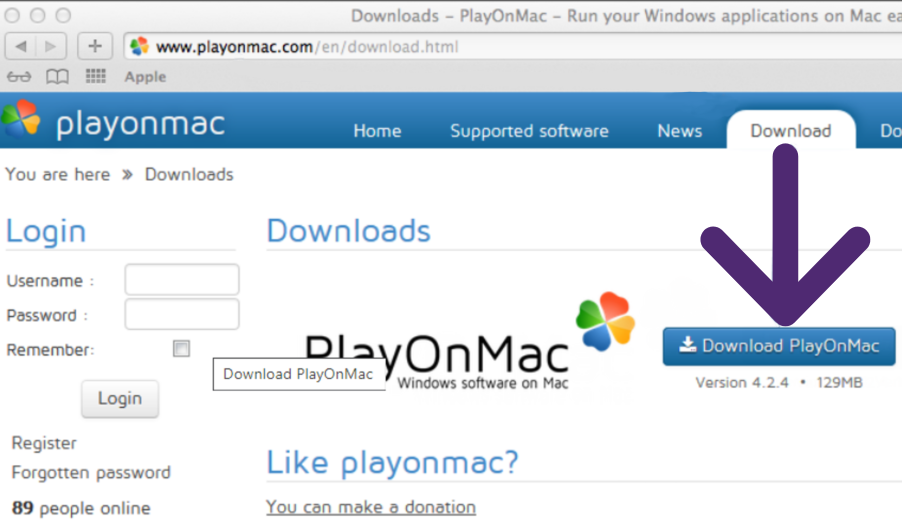 playonmac first launch window not apperaing playonmac first launch window not apperaing
