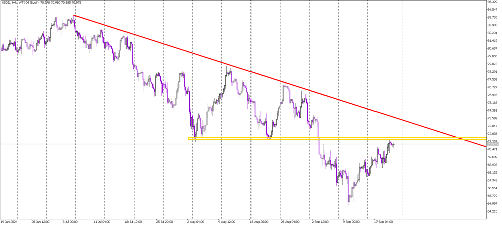 Oil Bulls Encounter Major Barrier at $72: Long-Term Trend Still Bearish
