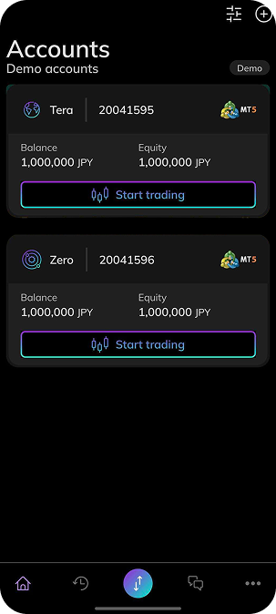 How Trading on MT5 via the App Works