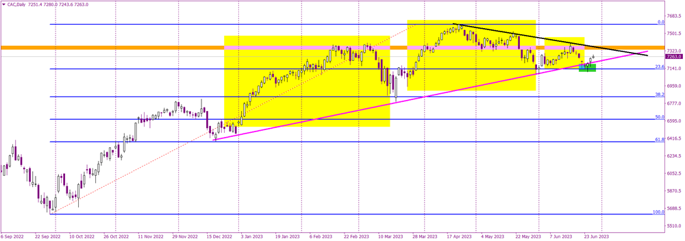 The Bullish Reversal: A False Breakout on CAC 