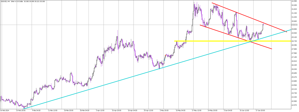 Analyzing Silver's Correction Stage and Bearish Potential